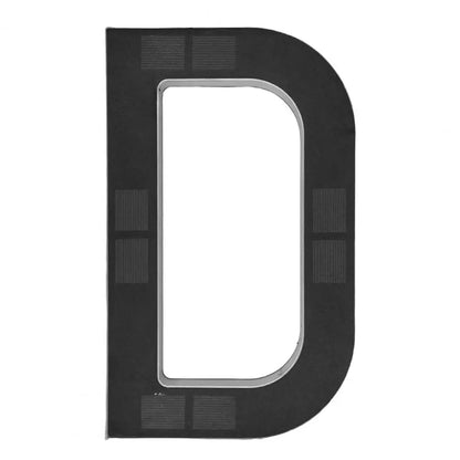 9-Inch Solar House Number Sign - LED Backlit Waterproof Address Plaque with Auto On/Off & No-Drill Installation