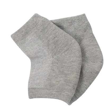 Silicone Heel Socks Foot Care - Moisturizing Gel Heel Protectors for Cracked Dry Feet, Pain Relief & Plantar Support