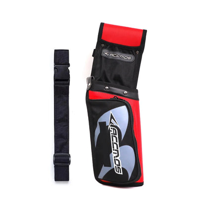 ACCMOS Portable Arrow Quiver Pouch – Waist Carry Archery Storage Holder for Hunting & Shooting