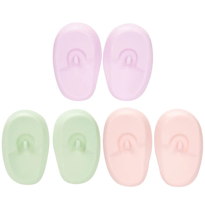 Silicone Ear Covers - Waterproof Hairdressing Ear Caps, Earmuffs for Shower, Salon, Bathing & Spa Use