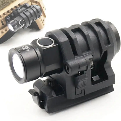 Tactical LED Flashlight Set - 3PCS Anti-Shock Outdoor Camping Helmet Light for Hunting & Emergency Use
