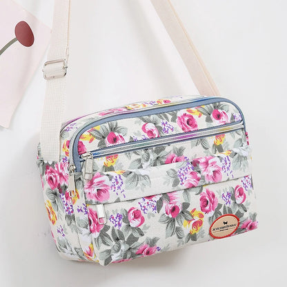 Women’s Canvas Tote Bag – Large Capacity Handbag, Messenger & Shoulder Bag for Commuting and Travel