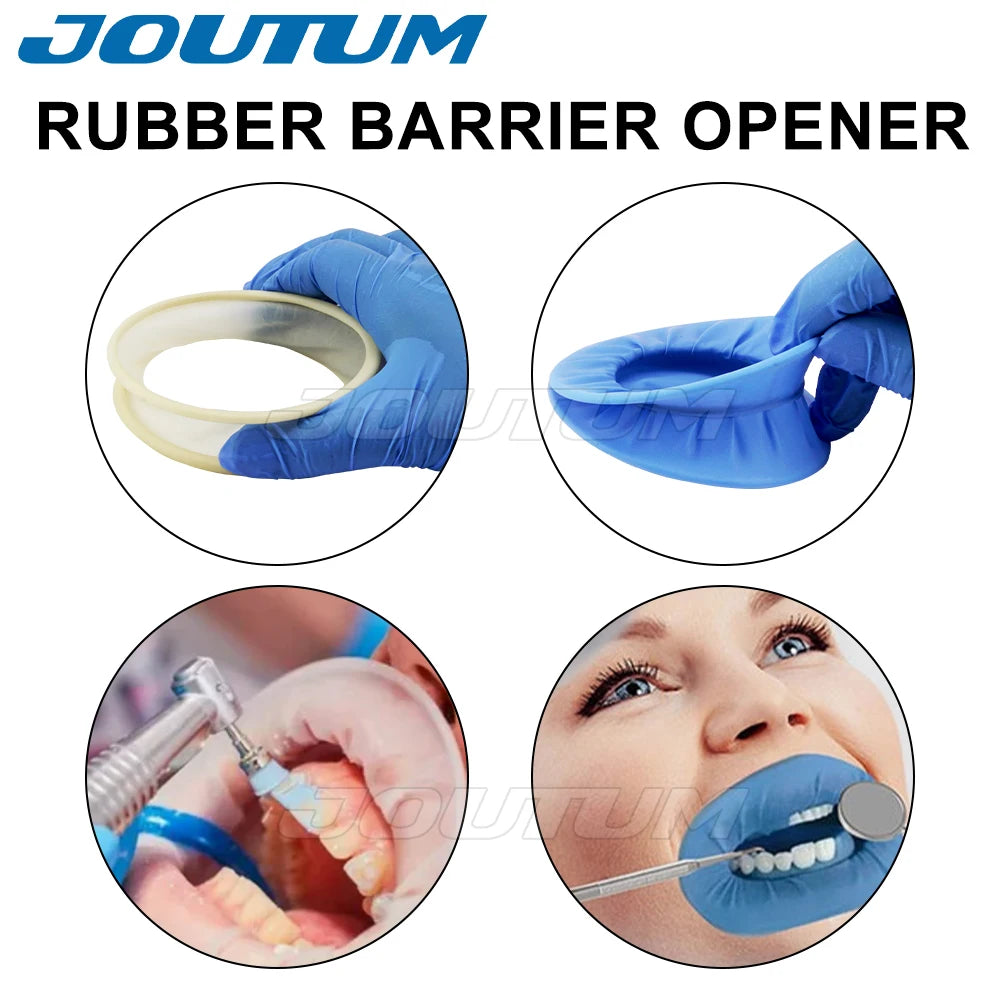 10Pcs Disposable Dental Mouth Opener Set – Rubber Oral Cheek Retractor Expanders for Dentistry Tools & Dental Procedures