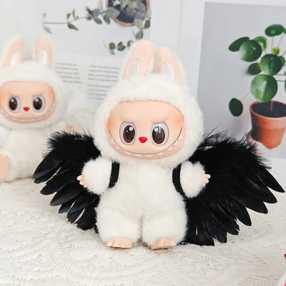 Labubu V1 V2 V3 Doll Clothes — Plush Idol Angel Wings Series DIY Decoration & Accessories Gift