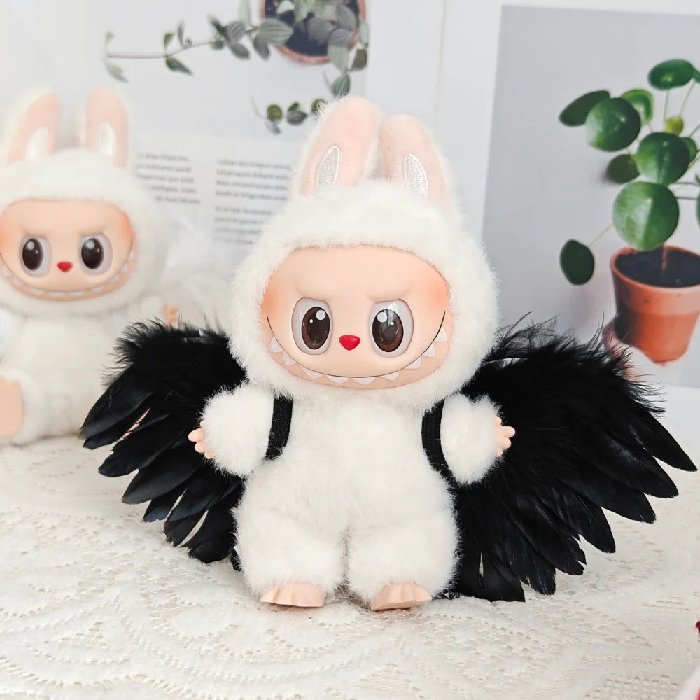 Labubu V1 V2 V3 Doll Clothes — Plush Idol Angel Wings Series Decoration DIY Toy Accessories Gift