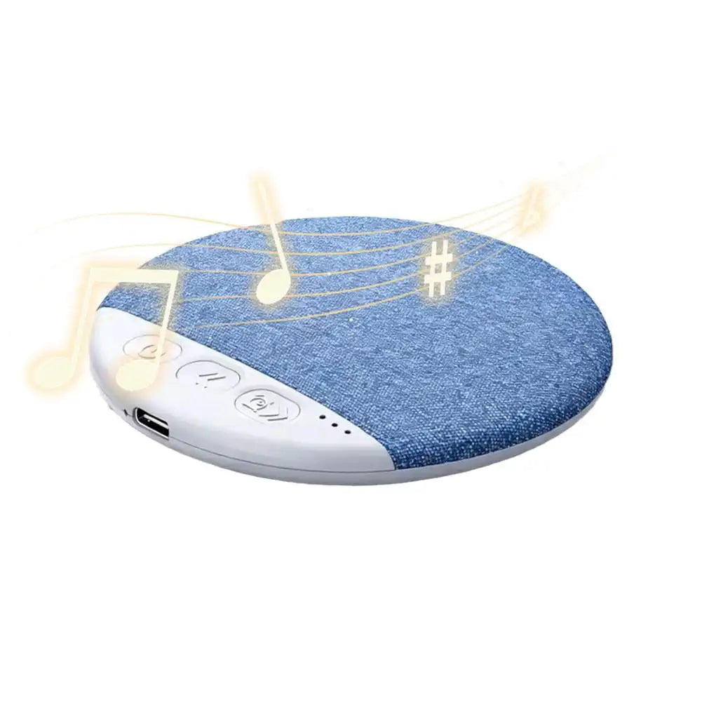 Under Pillow Mini Speaker - HiFi Stereo Sleep Sound Machine with White Noise & 30/60/90-Min Timer