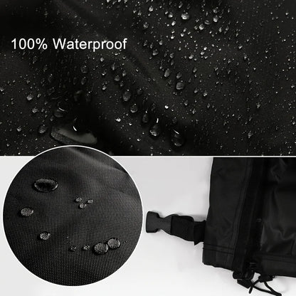 Heavy Duty Black Generator Cover – UV Resistant Waterproof Durable Outdoor Protection, Fits Most Generators for All-Weather Use
