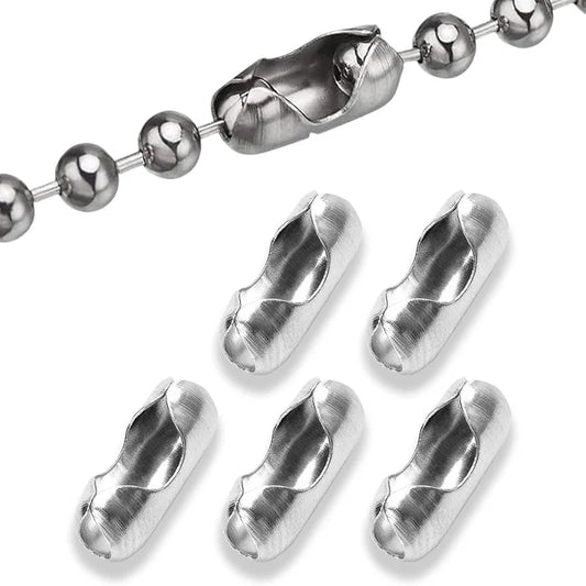Roller Blind Chain Connectors - Stainless Steel Replacement Ball Chain Set (5/10PCS)