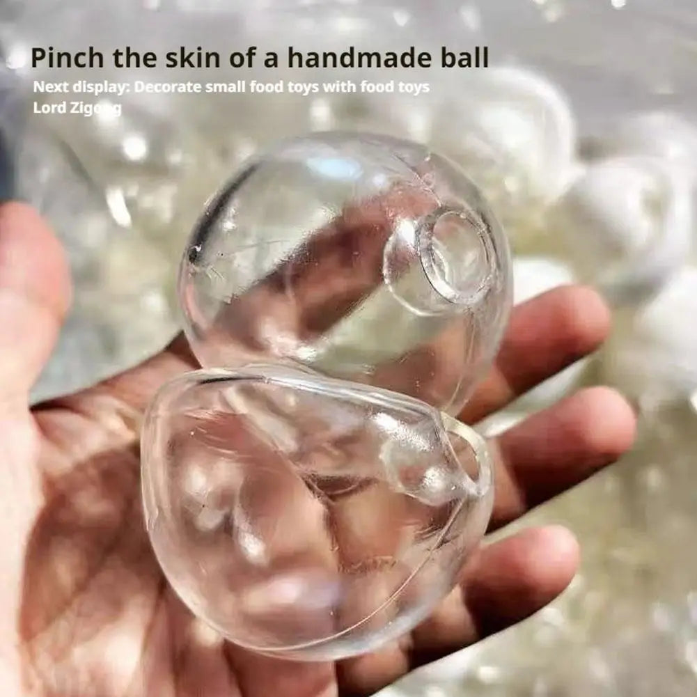 10-Piece Sphere Jewelry Casting Molds - DIY Silicone Ball Molds for Handmade Crafts and Stress Relief Toys