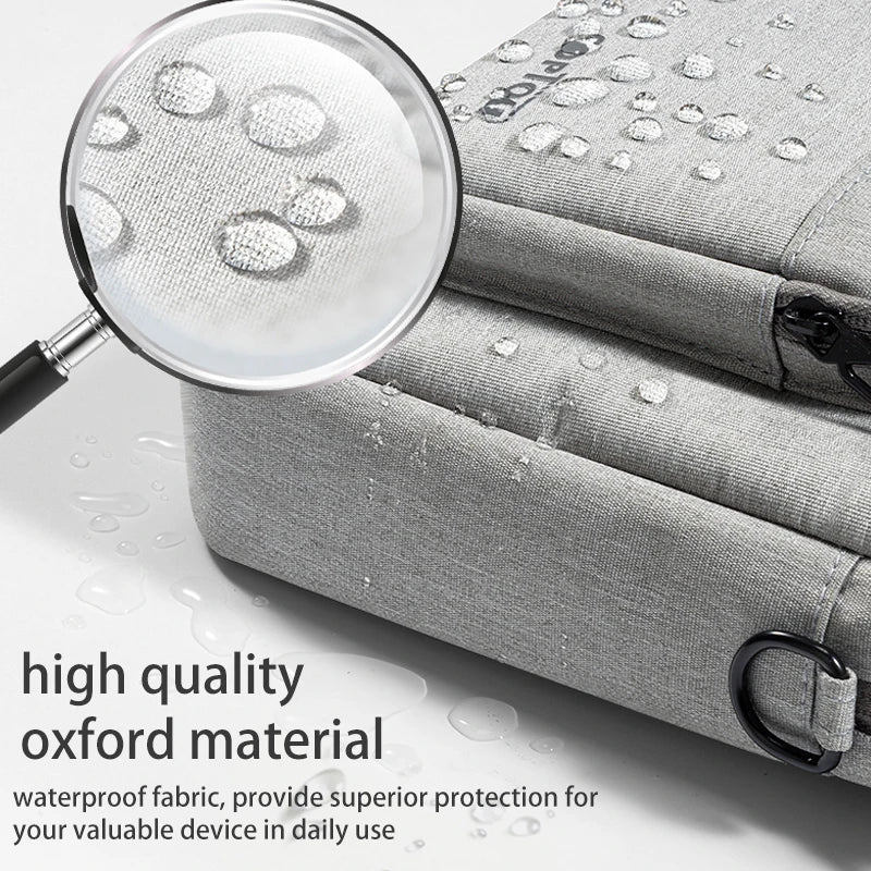 Men's Laptop Bag for 13.3-15.6 Inch Laptops - Compatible with MacBook Air/Pro, HP, Huawei, Asus, Acer, Dell, Xiaomi, Lenovo, Shoulder Handbag and Briefcase