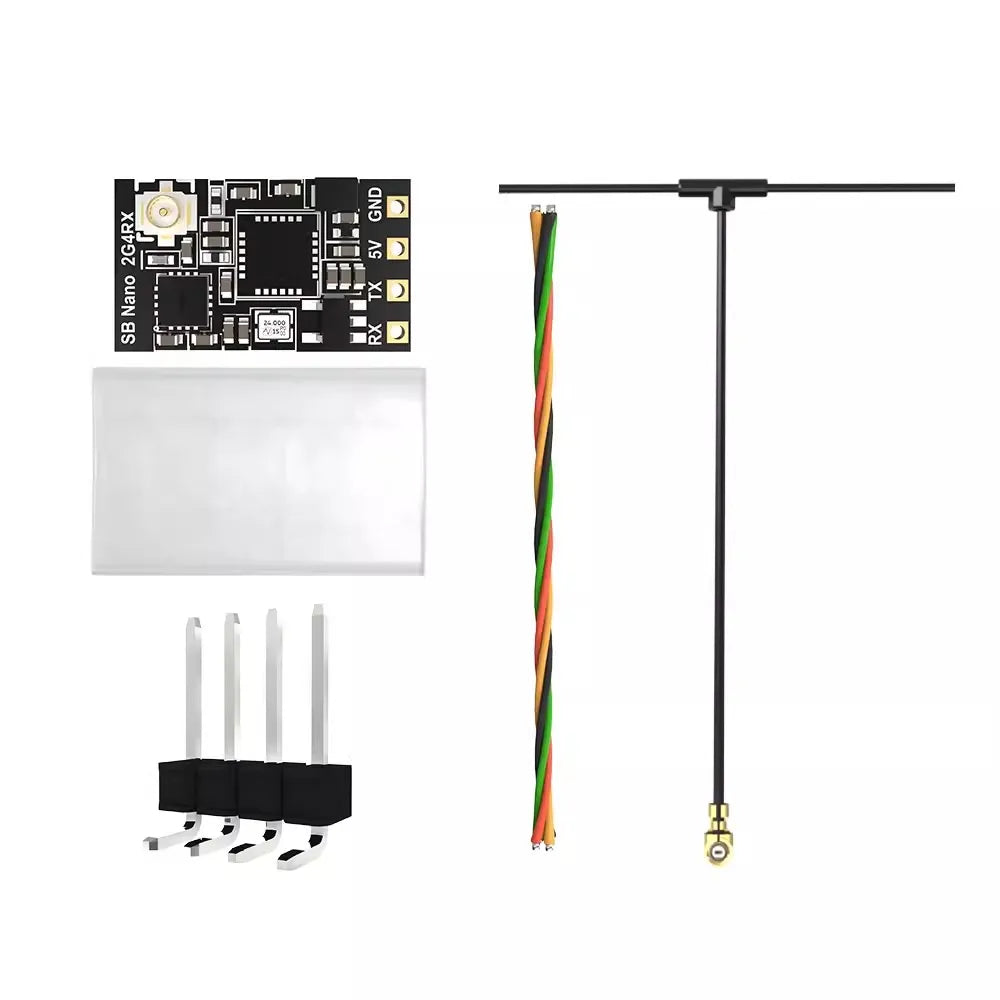 SpeedyBee Nano 2.4G ExpressLRS Receiver – ELRS Long Range FPV Drone Part for Freestyle & DIY Builds
