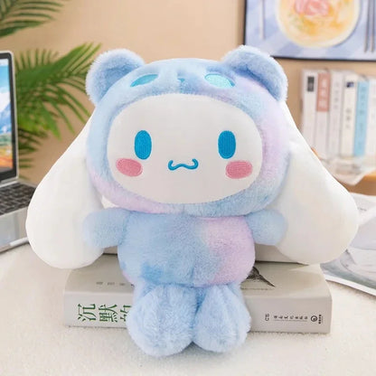 25cm Kawaii Sanrio Plush Toy – Kuromi & Jade Dog Stuffed Doll Gift for Kids