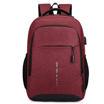 Men’s Large Capacity Backpack — Simple Fashion Travel & Student Laptop Bag