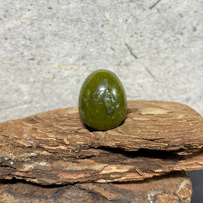 EG1-7 Mini Natural Stone Egg - Polished Meditation Fidget Stone for Stress Relief, Desk Decor, and Gifts