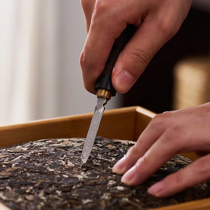 Chinese Tea Knife Needle – Yunnan Puerh Shu Shen Raw Tea Cake Cutter, Pu Erh Brick Cutting Tool Accessories