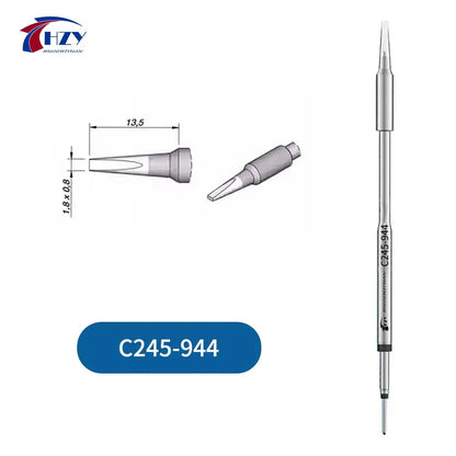 HZY C245 Soldering Iron Tips - Replacement Soldering Heads for JBC T245 Handle and Repair Stations