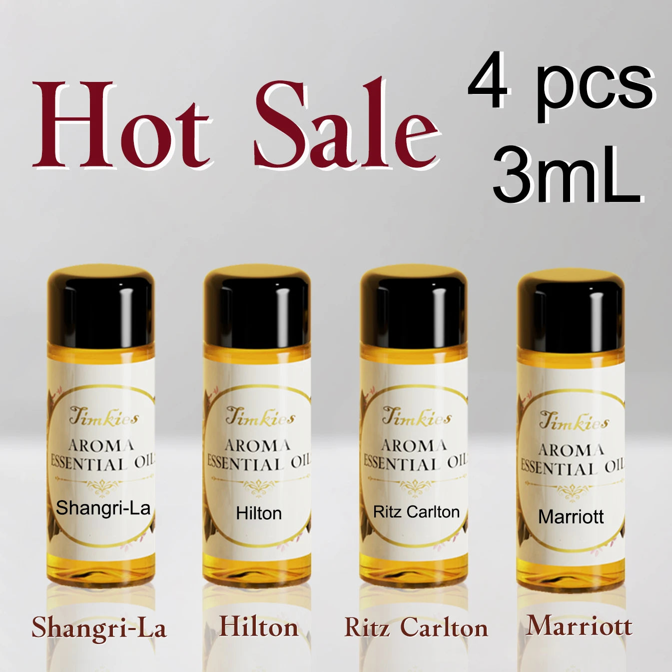 Hotel Collection 150ml Aroma Diffuser Essential Oil – Home & Car Refill for Air Humidifier