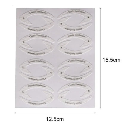 Eyebrow & Eyeshadow Makeup Stencil Set - Eye Makeup Template Tools for Eyeliner Shaping and Styling Guide