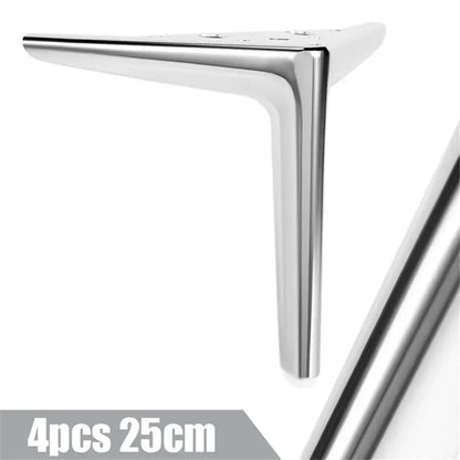 4Pcs Metal Furniture Legs – Heavy-Duty Feet for TV Stand, Sofa, Cabinet & Table, 800KG Load Capacity