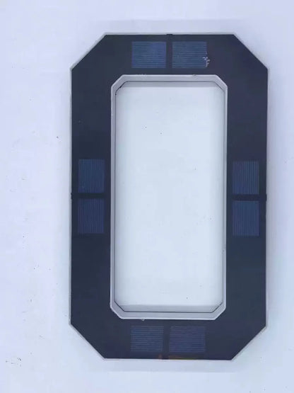 23cm Solar LED Address Sign - Smart Sensing House Number Light, Wireless Outdoor Door & Building Display
