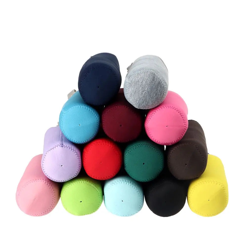 550ml Portable Neoprene Vacuum Cup Sleeve - Water Bottle Cover Insulator Bag for Glass Bottles - Sport Camping Accessory
