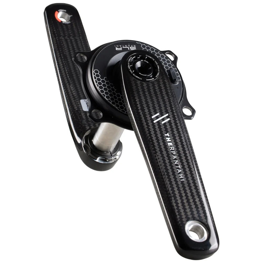 Full Carbon Road Bike Crankset with Power Meter - 150–172.5mm Easton 110BCD Crank with 24mm Titanium Axle for Shimano Bikes