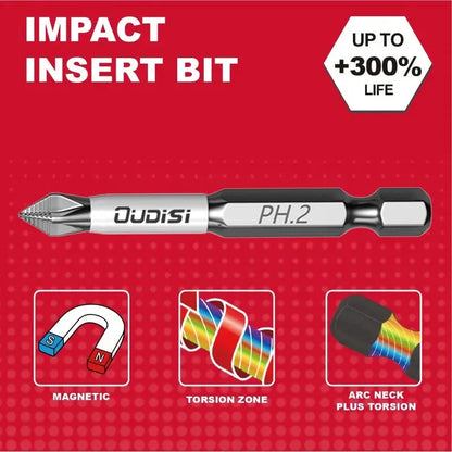 50mm/2-Inch Phillips PH2 Impact Screwdriver Bit - Ideal for Plastic, Wood, and Metal Projects!