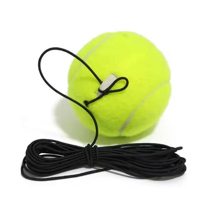 Heavy Duty Tennis Trainer Rebounder Base – Elastic Rope Ball Practice Self-Training Tennis Practice Aid with Durable Sparring System