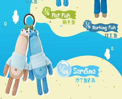 Genuine Fish Buddies Series Blind Box Toys — Funny Ocean Figures & Cartoon Dolls for Kids