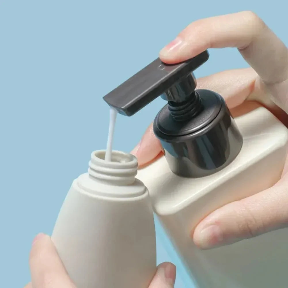 3/4 Pcs 60ml Travel Refillable Silicone Bottles - Empty Lotion, Shampoo & Cosmetic Squeeze Containers for Makeup