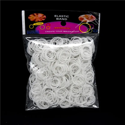 600 Colorful Rubber Loom Bands – DIY Elastic Bracelet Kit for Kids & Women Crafting