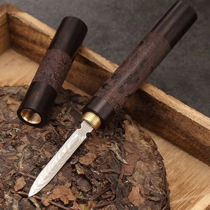 Chinese Tea Knife Needle – Yunnan Puerh Shu Shen Raw Tea Cake Cutter, Pu Erh Brick Cutting Tool Accessories