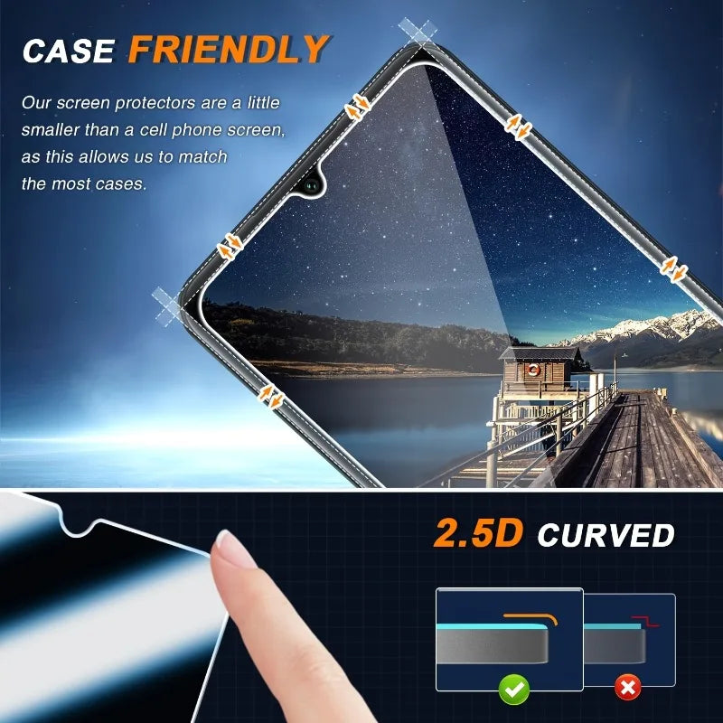 5PCS Privacy Tempered Glass Screen Protector – Anti-Spy Glass for Samsung Galaxy A11–A56 Series Protection