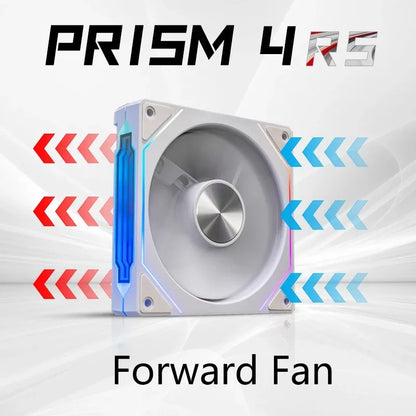 PRISM 4 RS ARGB Computer Case Fan - 120mm Quiet Cooling Fan, 12V, 800–1600RPM, High Airflow