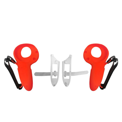 Silicone Protective Controller Case Cover for Meta Quest 3/3S – Battery Replacement Opening & Knuckle Strap, VR Accessory