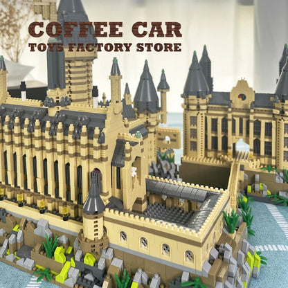 Creative Magic School Diamond Bricks Set — Medieval Castle MOC Building Blocks DIY Toy for Kids & Adults, Perfect Christmas Gift