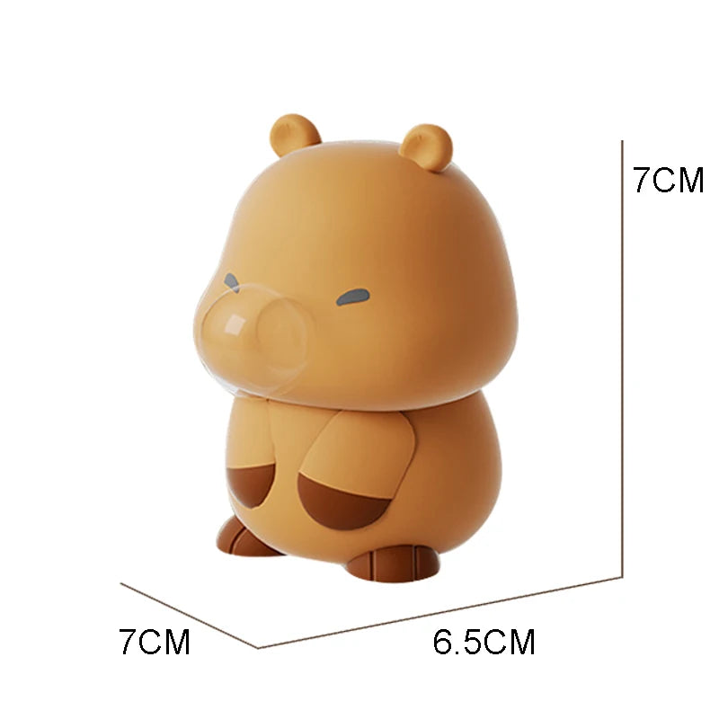 Cute Capybara Squishy Stress Relief Toy – Spitting Bubbles Sensory Squeeze Anti-Anxiety Toy for Kids & Adults Gift