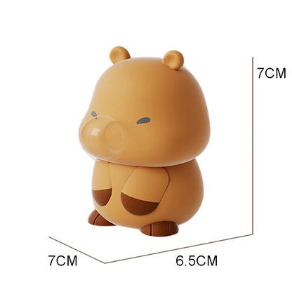 Cute Capybara Squishy Stress Relief Toy – Spitting Bubbles Sensory Squeeze Anti-Anxiety Toy for Kids & Adults Gift