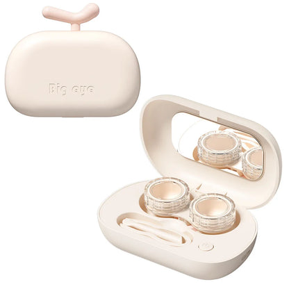 Rechargeable Portable Ultrasonic Contact Lens Cleaner Machine – Fits Soft, Colored, RGP & OK Lenses for Deep Cleaning & Eye Care