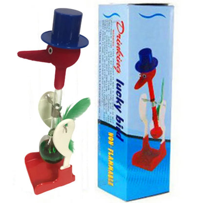 Color Changing Drinking Bird Toy – Physical Science Educational Experiment Toy for Kids STEM Learning Fun Lab Water Bird Gadget