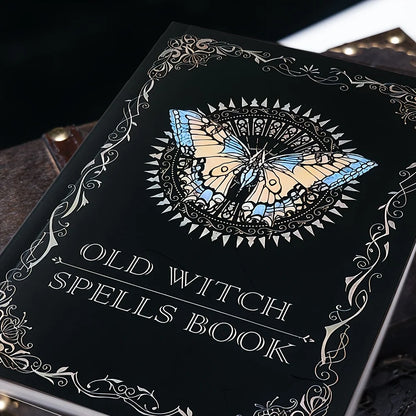 Old Witch Spells Book – Beginner Magic Grimoire & Ritual Notebook for Witches & Wizards | Perfect Halloween, Christmas & Gift Idea