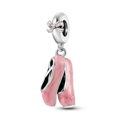 MULA Silver Plated Dangle Charms for Snake Chain Bracelet - DIY Women’s Jewelry Making Gift