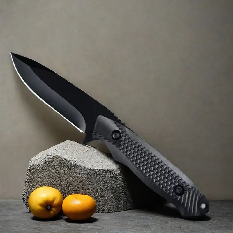 Stainless Steel Sheath Pocket Knife - High Hardness Portable Outdoor BBQ & Utility Cutting Tool