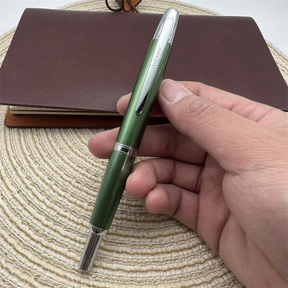 Jinhao 10 Limited Edition Gradient Fountain Pen — Retractable Press, EF/F Nib with Ink Converter, Writing Gift Pen