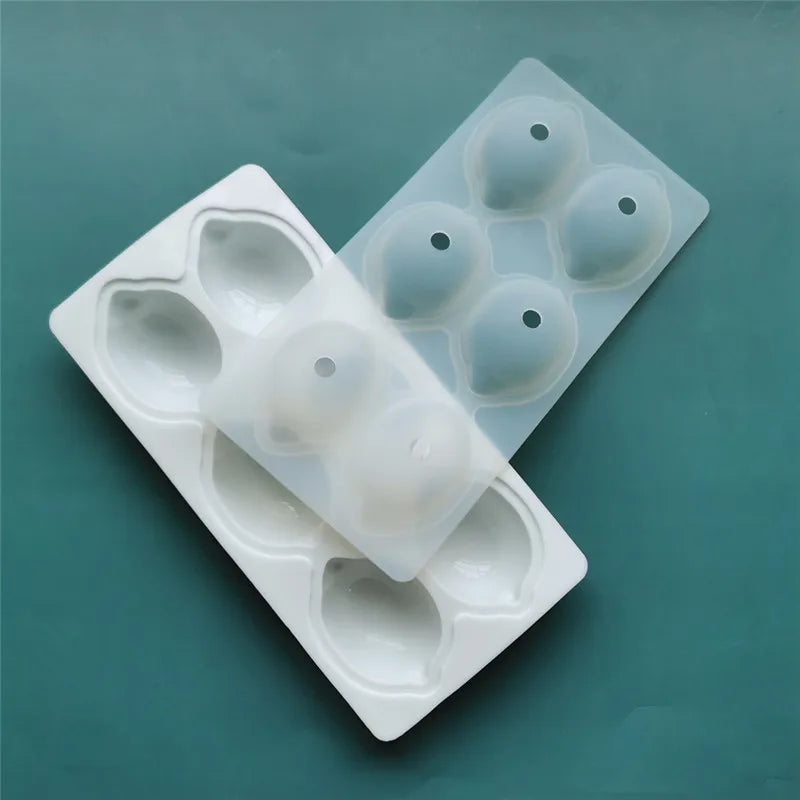 3D Lemon Shape Silicone Cake Mold — French Dessert Baking Tools for Brownies, Mousse & Pastry Decoration