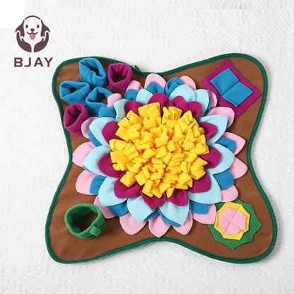 Dog Snuffle Mat – Interactive Feeding Puzzle for Natural Foraging, Mental Stimulation, and Boredom Relief