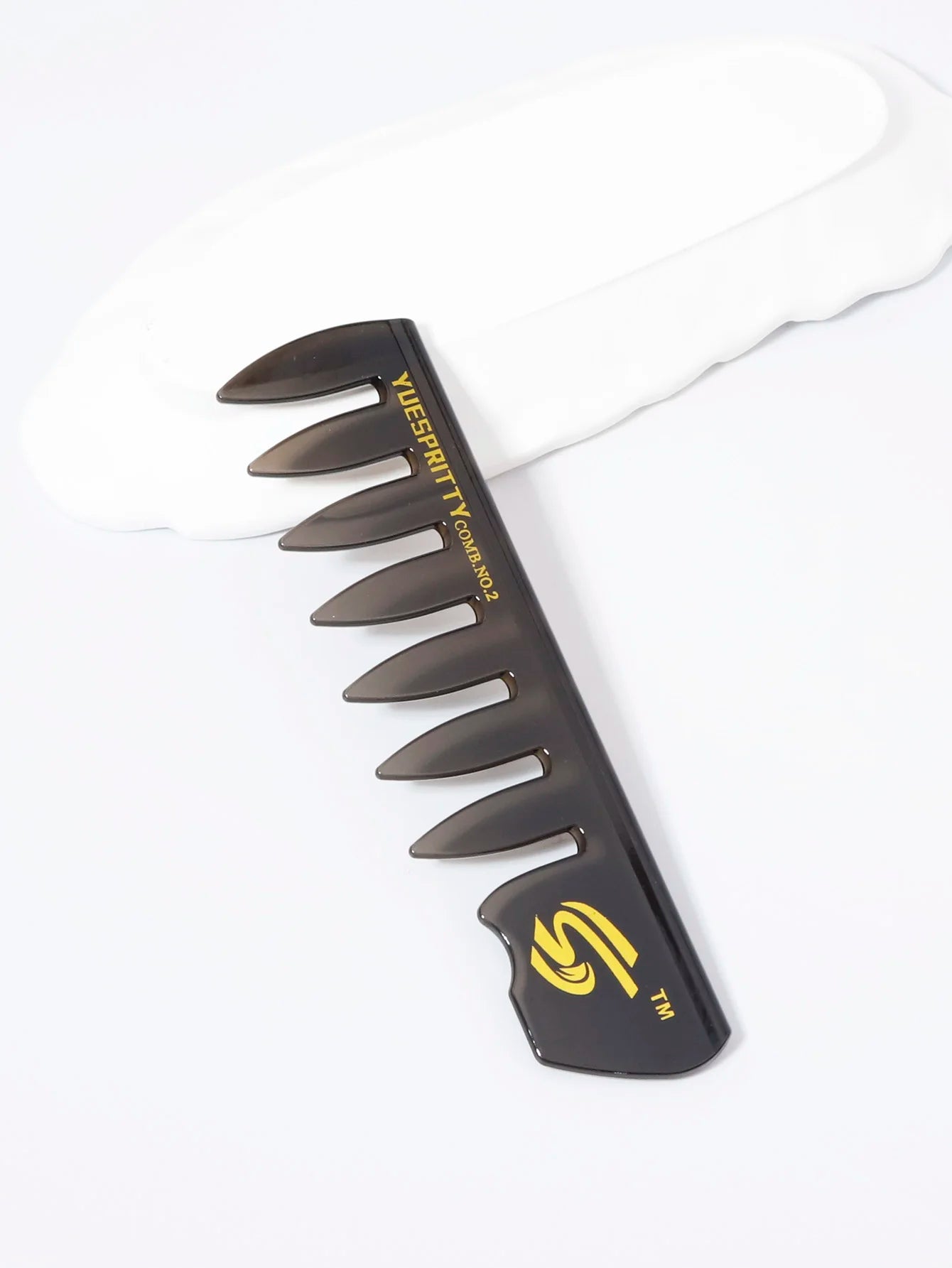 Wide Tooth Comb for Men – Hairdressing, Trimming & Styling Tool for Real Hair Wigs