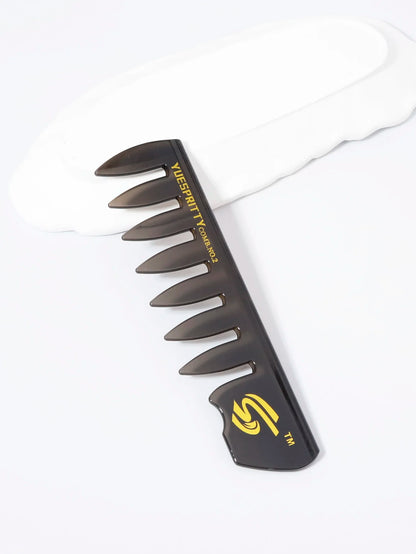 Wide Tooth Comb for Men – Hairdressing, Trimming & Styling Tool for Real Hair Wigs