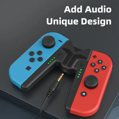 Enhance Your Gaming Experience: Aolion Charging Grip Bracket for Switch Joycon - Controller Handle Charging Station for Nintendo Switch Accessories