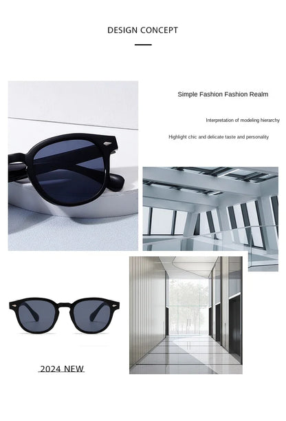 Vintage Rectangle Sunglasses – Luxury Designer Square Sun Glasses for Men & Women